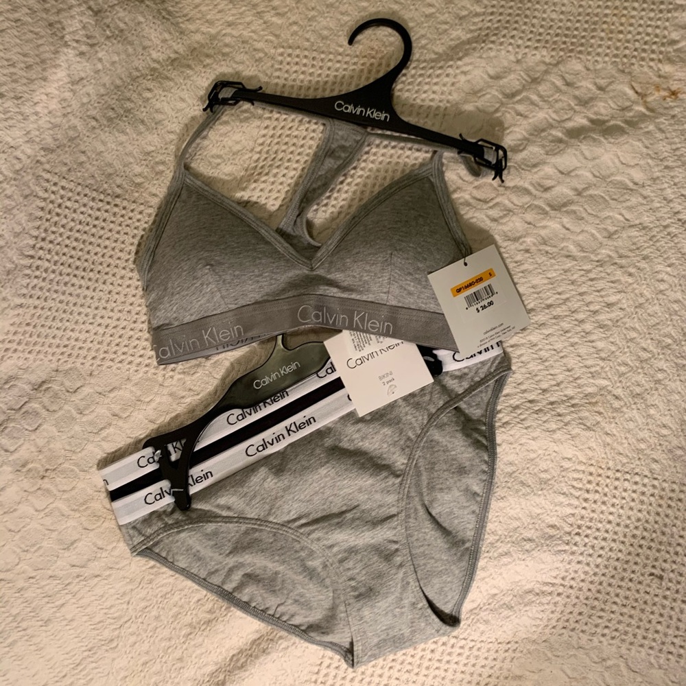 Calvin Klein Bra and Panty Bundle